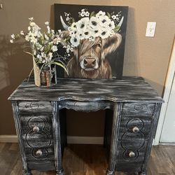 Beautiful Perfectly Imperfect Refurbished Desk   Please READ Post Below 