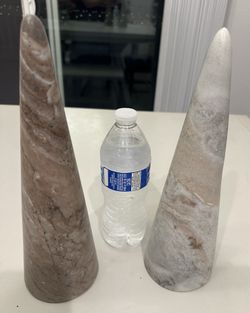 Marble Decorative Cones $5 each 