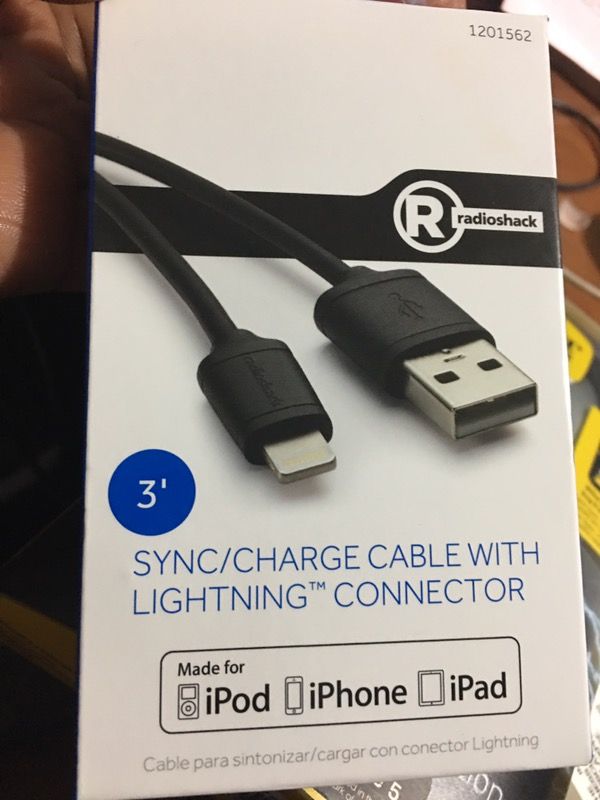 Radio shack iPhone charger brand new in the box