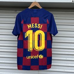 FCB FC Barcelona Messi Nike Mens Jersey Size Small
