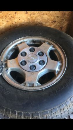 Selling Chevy stocks tires aren’t in good shape only have 3 trying to sell fast taking all offers