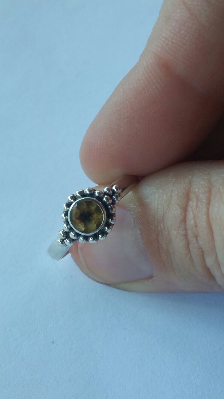 Natural Citrine Ring