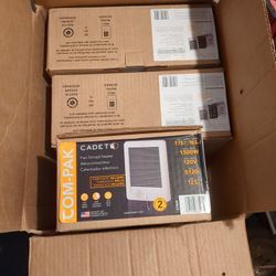 Three New In Box Cadet Heaters
