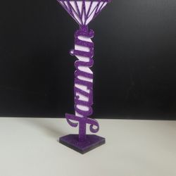 Personalized Name Standing Wooden Diamond 