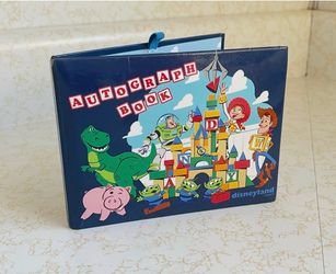 DISNEYLAND RESORT CHARACTER AUTOGRAPH BOOK DISNEY PIXAR TOY STORY