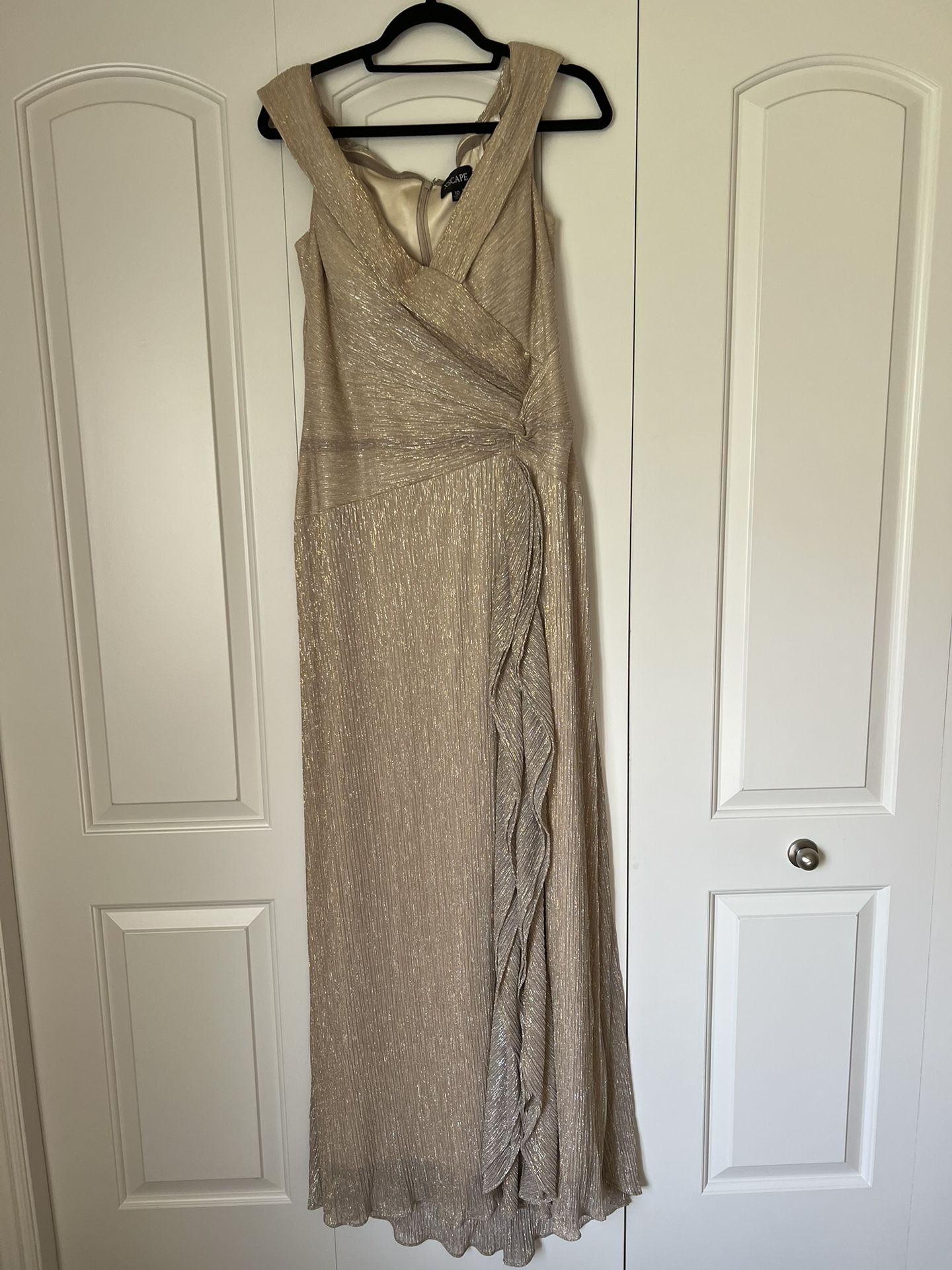 Long Gold Dress