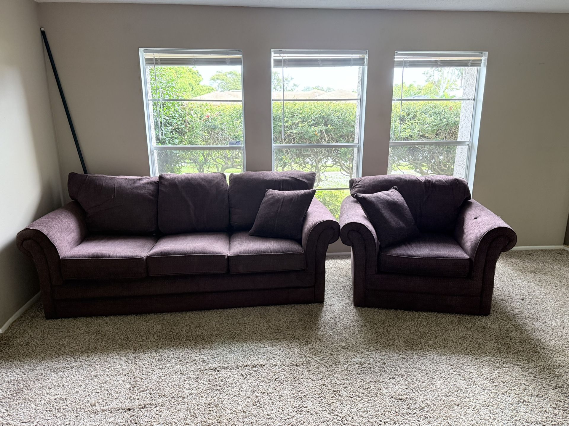 Couch Chair Ottoman Good Condition 