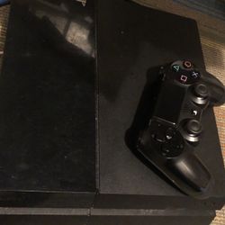 PS4 With Cords, Controller, And Games