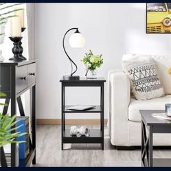 Yaheetech Wood Sofa Side End Table