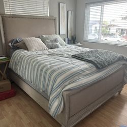 Queen Size Upholstered Bed Frame