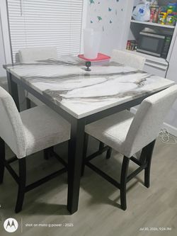 Four piece table set