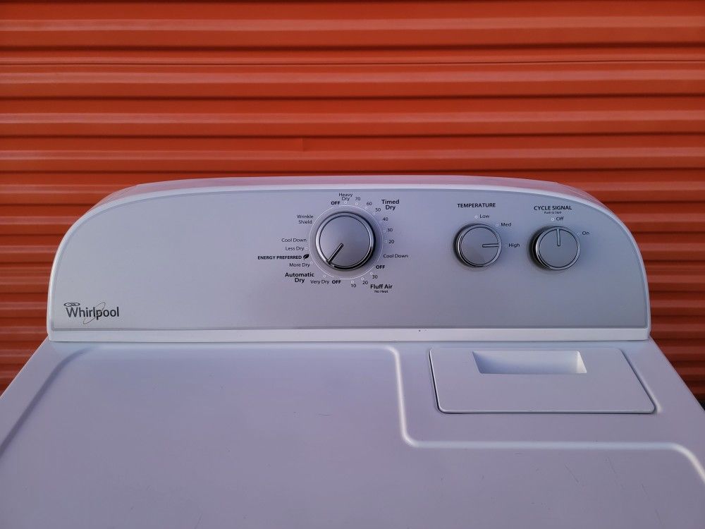 Newer Model, Whirlpool, Gas Dryer!!! It Has 4 Temperature Settings