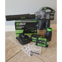 EGO Power+ 650 CFM Leaf Blower Kit with 2 Batteries & Charger, Like New