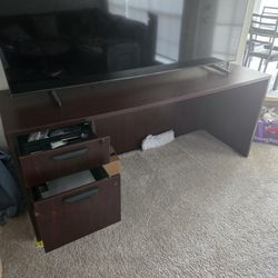 85 Inch TV/office Table With Two Drawers On Sale 