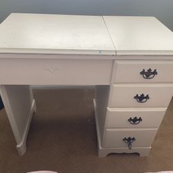 Sewing Machine Table White