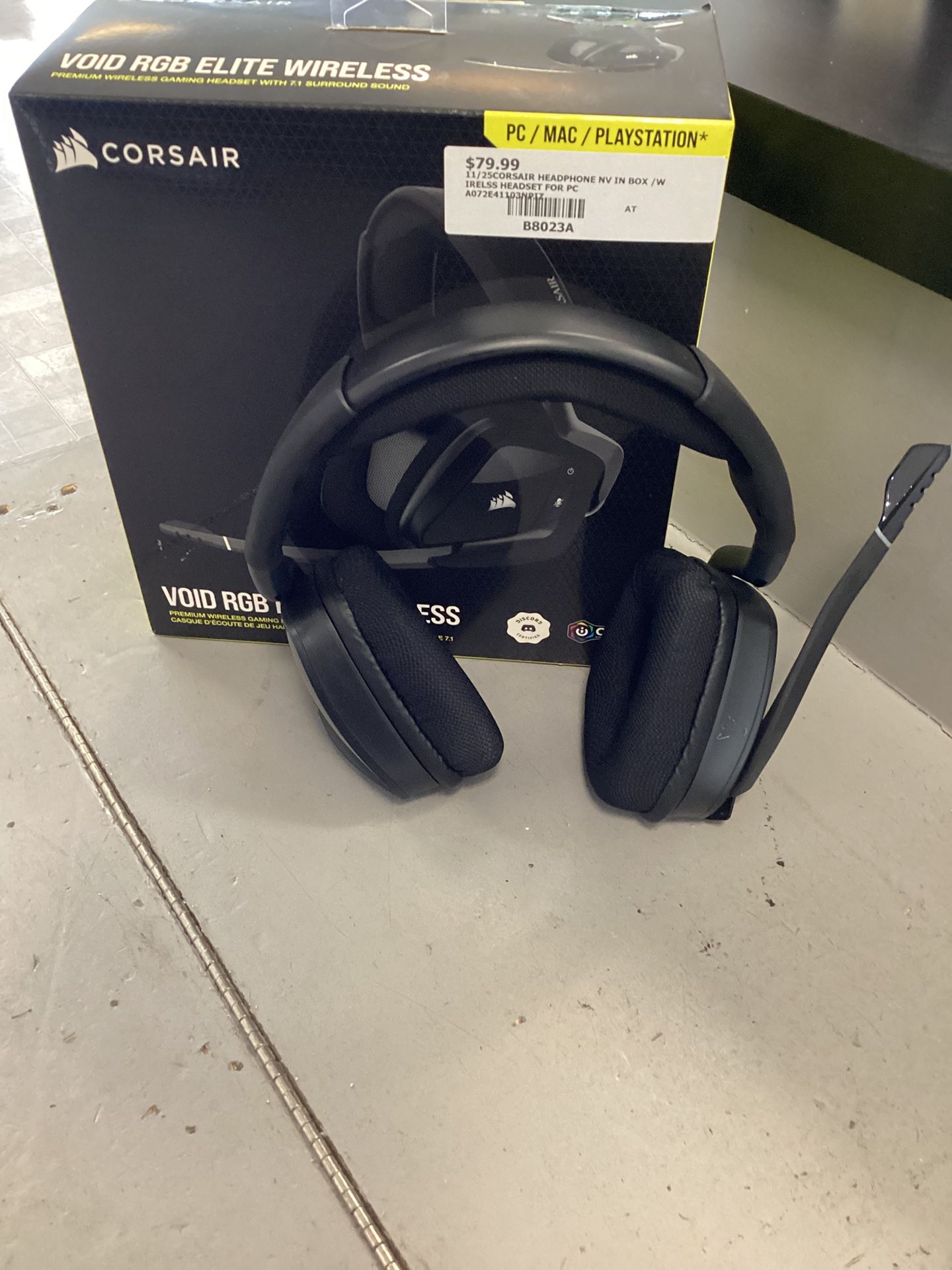 Corsair Void RGB Elite Wireless Gaming Headset