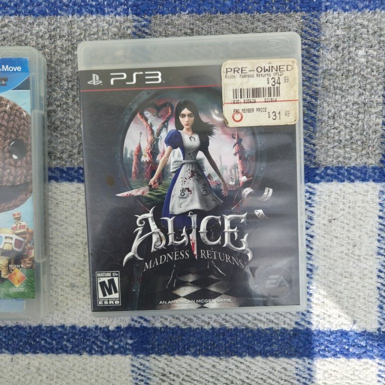 Ps3 Game ALICE: MADNESS RETURNS