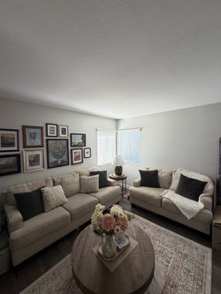 Beige Couches - Sofa & Loveseat