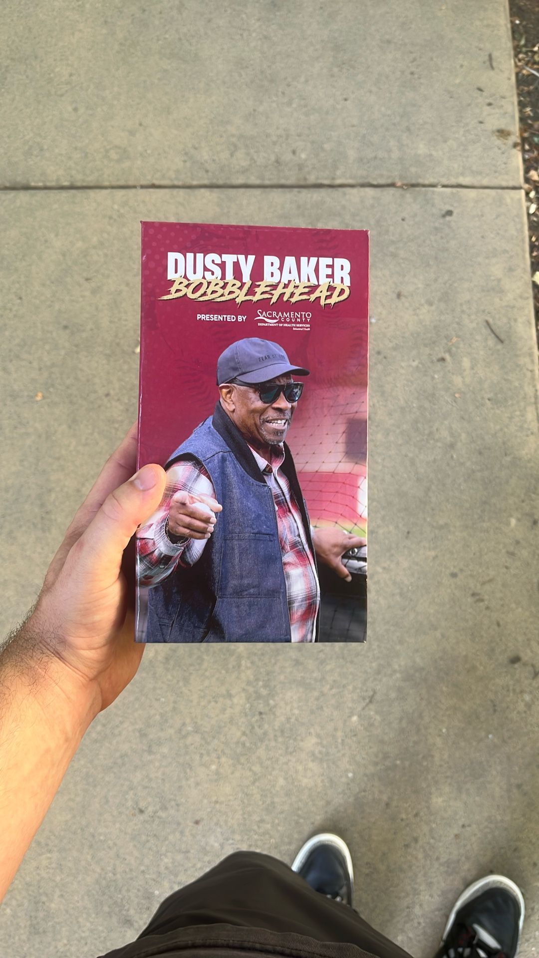 Dusty Baker Rivercats Bobblehead