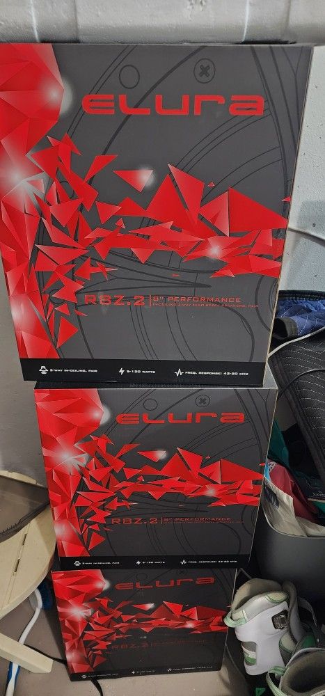 Red Label Series 8" In-Ceiling Speakers with Zero Edge Grille