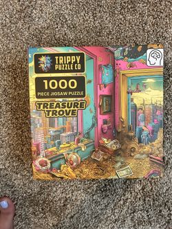 Trippy Puzzle Company - Treasure Trove - 1000 Piece Puzzle 