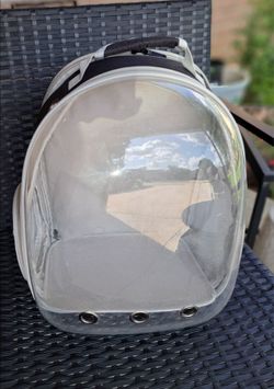 Front Expandable Large Cat Backpack Carrier, Fit up to 20 lbs, Space Capsule Bubble Window Pet Carrier Backpack for Large Fat Cat and Small Puppy