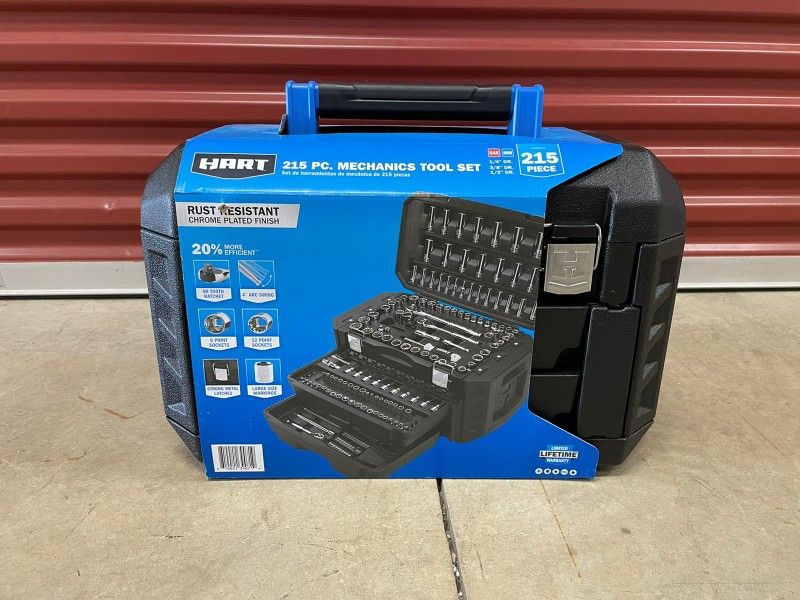 HART 215-Piece Mechanics Tool Se