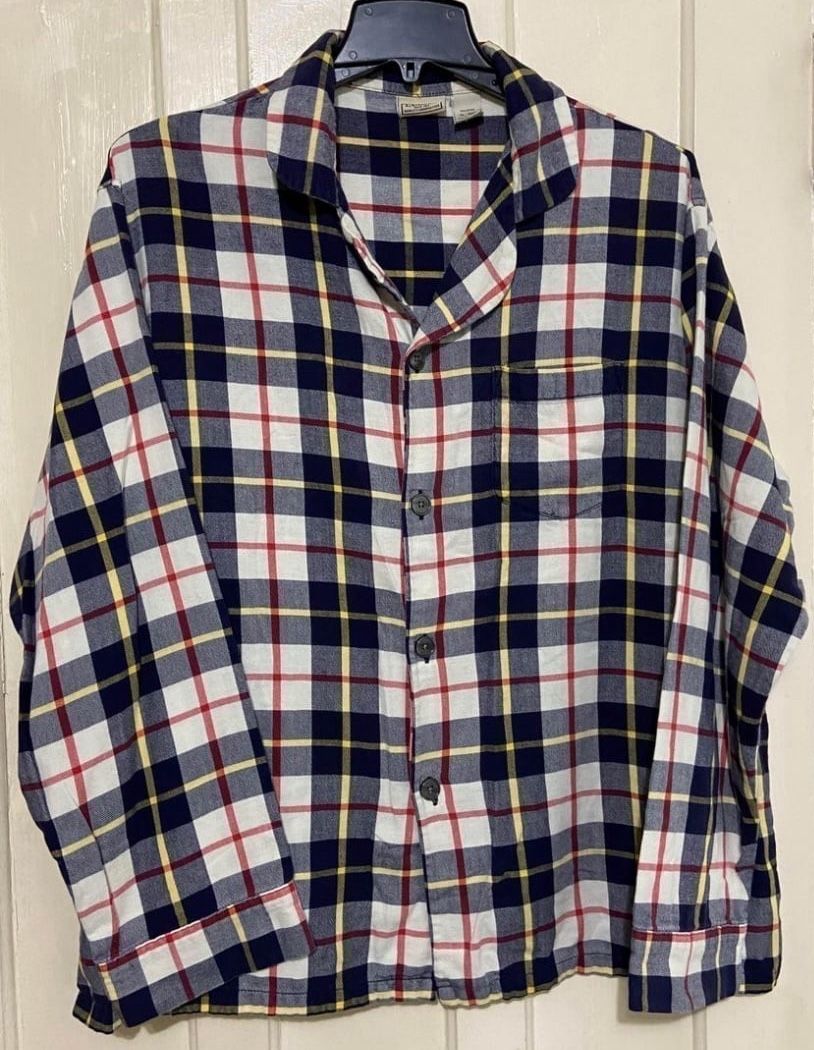L.L.Bean Men’s Flannel Pjs Top /XL