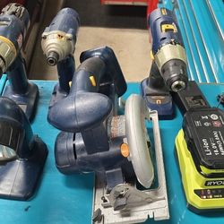 Ryobi 18 volt. Tools with Battery and charger