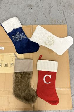 4 Christmas Holiday Stockings