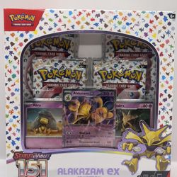151 Alakazam Ex Promotion Box Pokemon 