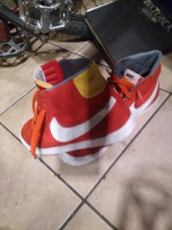 Red Old School Nike Shoes Bad To The Bone Cool For Days