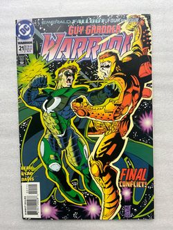 DC Guy Gardner Warrior #21 - 1994 Emerald Fallout Four of Four