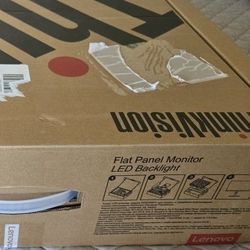 New Lenovo Computer Monitor 