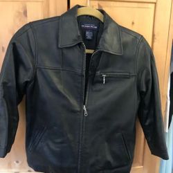 Genuine leather jacket size 7 years