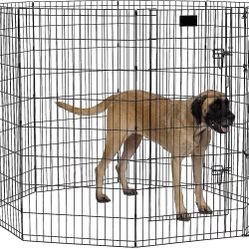 2 Black Wire Pet Pen 48” High  