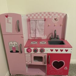 Kitchen Play Set Wooden 