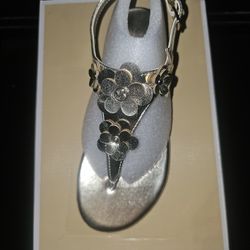 New Michael Kors Little Girl Sandals Shoes Size 3 Youth Zapatos De Nina Nuevos Tamanio 3
