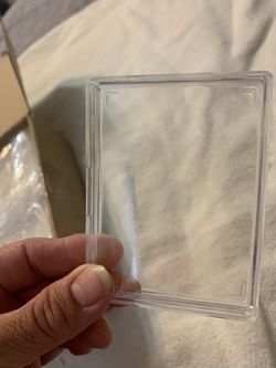 Silver bar case 10 oz acrylic