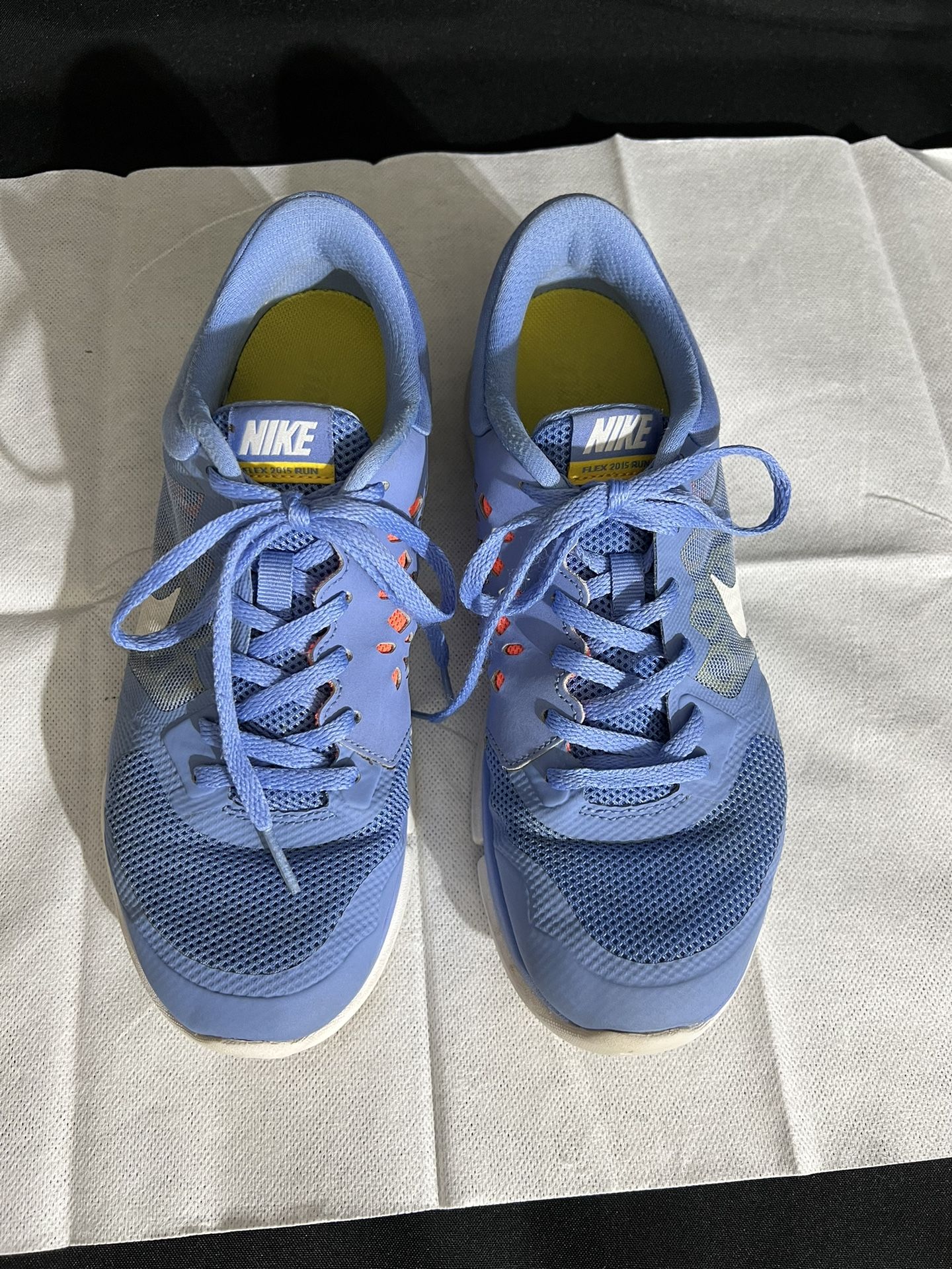 Nike Women's Flex 2015 Run Walking Running Shoes Size 8.5 Chalk Blue