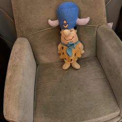 Vintage Fred Flintstone Plush Toy Doll