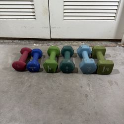Neoprene Dumbbell Pairs - 46lbs