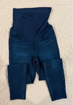 SPANX Navy & Dark Blue Maternity Jeggings with High Belly Panel