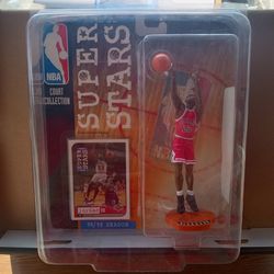 🏀🏆Michael Jordan "NBA Super Stars" Figure & Card🏆🏀