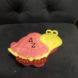 Cute Turtle Ceramic safe box
