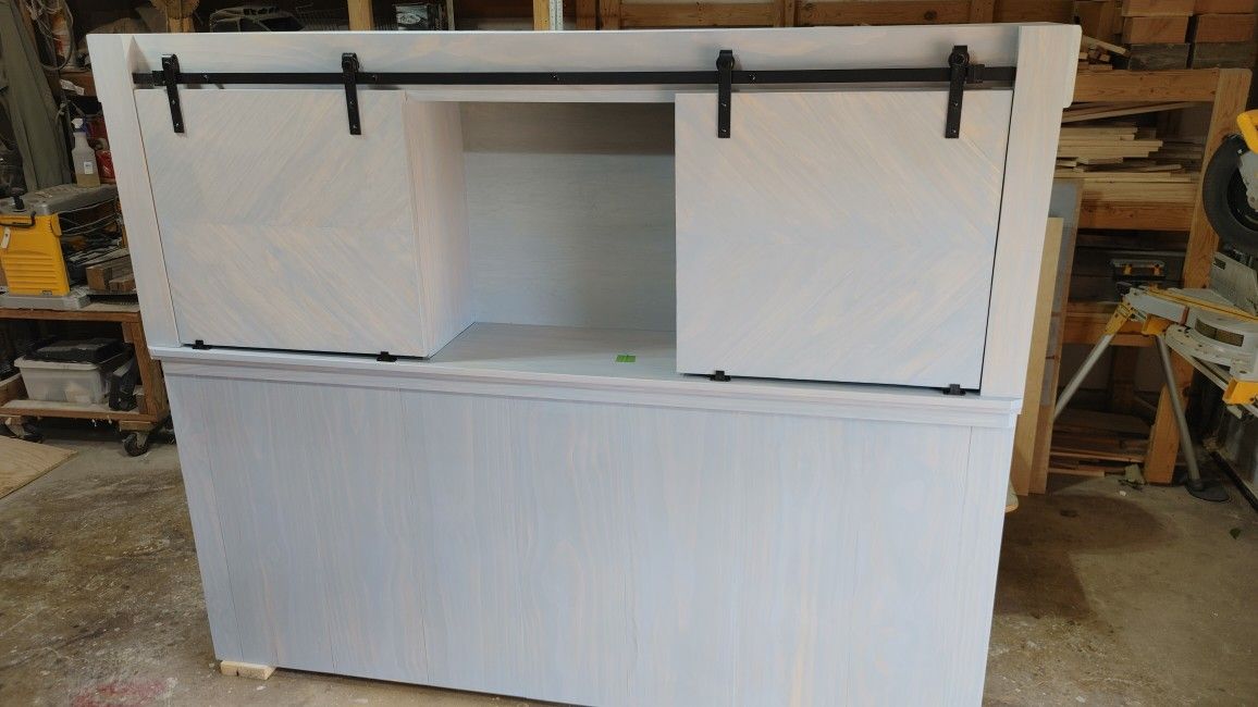 Custom Made Headboard Or Bookshelf Or Multipurpose Shelf