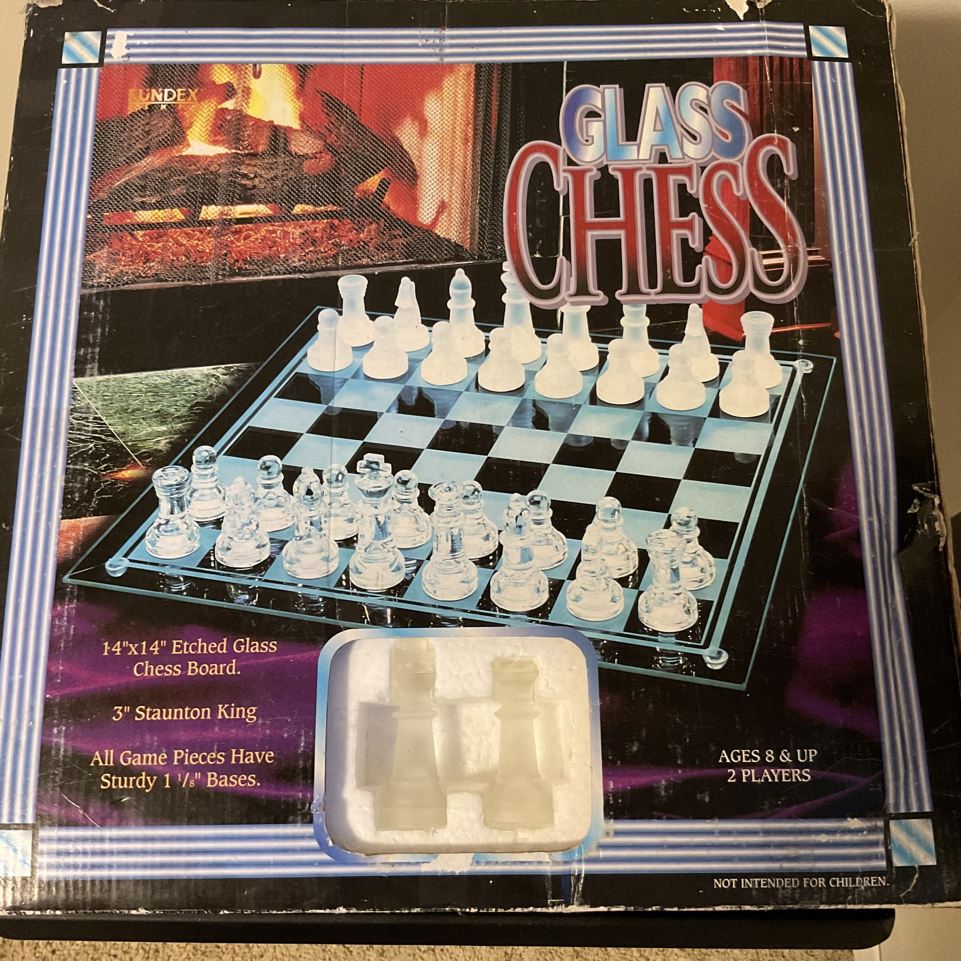 Fundex Glass chess Set