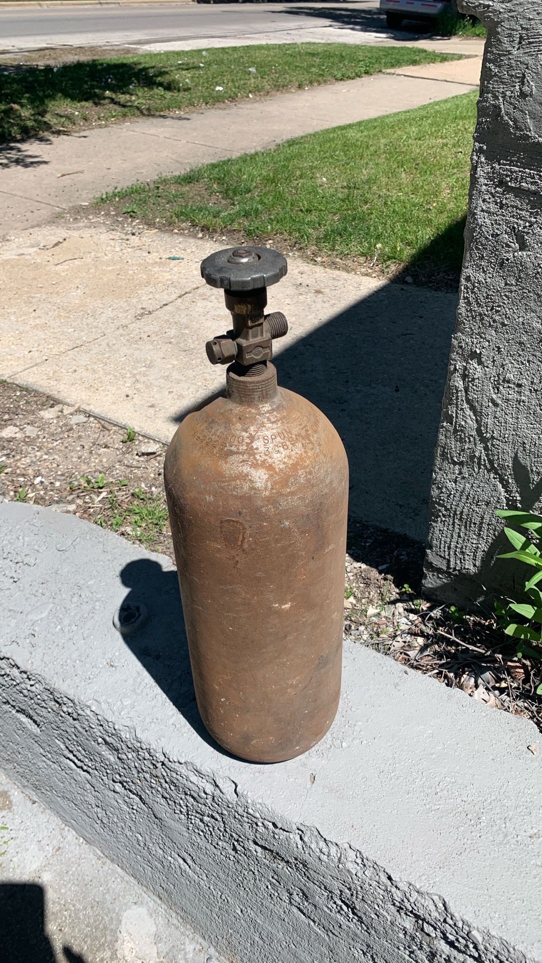 Carbon dioxide. Tank