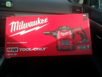 brand new in box milwaukee m18 compact vacuum