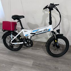 Gocio Electric Bike E-Bike (Bicycle) Shimano 7-Speed Pedal Assist